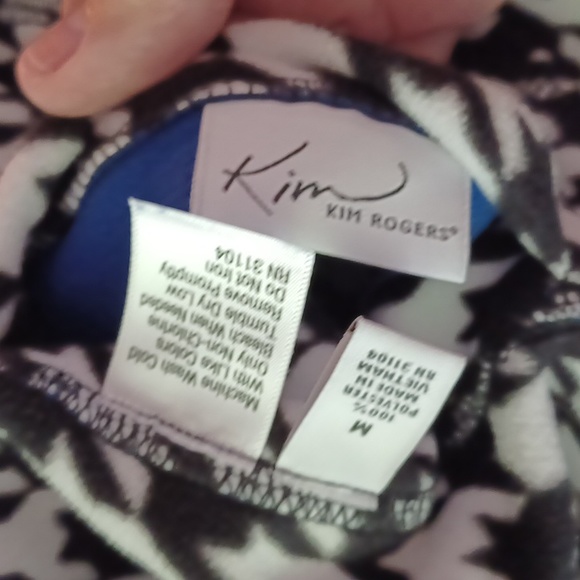 Kim Rogers fleece reversible vest women's size medium - Picture 3 of 4